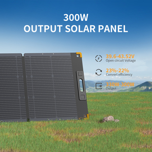 Système solaire monocristallin pliable PECRON 300W S300 34,5V avec une efficacité de 23% et une protection IP67 pour station d'alimentation portable - Product Image 3