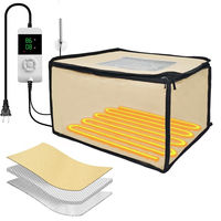 Boîte d'épreuvage de la pâte à pain avec contrôle de la température Boîte d'épreuvage de pain visible pliable Réchauffeur de démarreur de levain