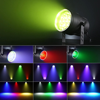 Projecteurs LED RGBW 4-en-1 300W 19x15W avec zoom, bande CTO, contrôle DMX512, réglage 10-35° pour scène, DJ, mariage, fête, Noël