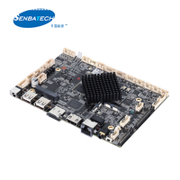 Carte industrielle embarquée SI-3288-I Arm Cortex-A17 RK3288 avec processeur quadricœur pour affichage numérique, Android et Linux