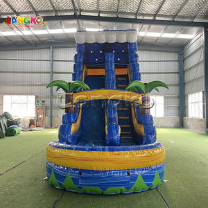 Divertido Tobogán Acuático Inflable <span class=keywords><strong>con</strong></span> Temática de <span class=keywords><strong>Playa</strong></span> para Fiestas en la <span class=keywords><strong>Piscina</strong></span> - Product Image 3