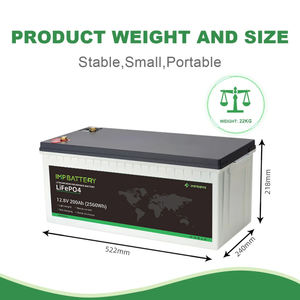 12V 200Ah LiFePO4 batterie agli ioni di litio 24v 36v 48v 100ah Bms batteria integrata al litio ferro fosfato per RV - Product Image 4