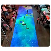 Système de sol interactif, projecteur, jeu pour enfants, expérience immersive, couloir, musées scientifiques et technologiques, projection holographique 3D