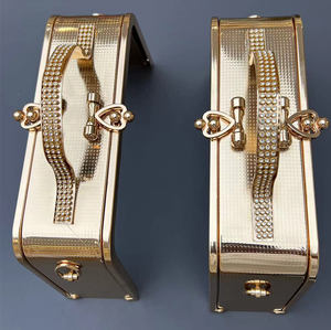 Fermoir Métallique Baiser Ancien Cadre Serrure Arche à Poignée Fleur pour Sac à Main, <span class=keywords><strong>Porte</strong></span>-<span class=keywords><strong>Monnaie</strong></span>, Portefeuille, Fabrication Artisanale - Product Image 4