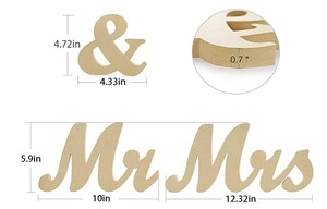 Mr & Mrs Đăng Wedding Sweetheart Bảng Trang Trí Cho Đám Cưới Ảnh Đạo Cụ Biểu Ngữ Bữa Tiệc Trang Trí (Vàng Long Lanh) - Product Image 6