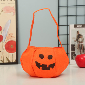 Bolsa de Calabaza Portátil de Halloween para Niños, Bolsa de Regalo para Dulces, Bolsas de Tela para Disfraces de Halloween - Product Image 3