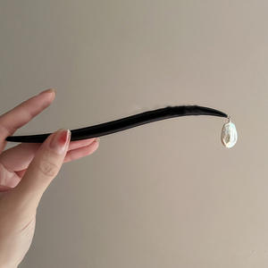 Bâtons à cheveux en <span class=keywords><strong>bois</strong></span> délicats faits à la main traditionnels, épingles à cheveux, bâtonnets à cheveux en <span class=keywords><strong>bois</strong></span> <span class=keywords><strong>pour</strong></span> femmes, perles - Product Image 4