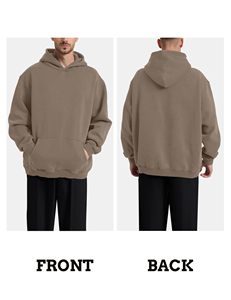 Sudadera con Capucha Extra Grande de Alta Calidad, 500 GSM, Algodón Grueso, Lisa, Unisex, con Logotipo Personalizado, Sudadera de Felpa Francesa para Hombre - Product Image 2