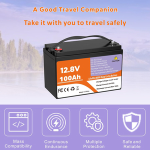 Batterie au lithium fer phosphate 12V 24V 36V 48V 100Ah 200Ah 300Ah 400Ah pour voiturette de golf, bateau, solaire - Product Image 4