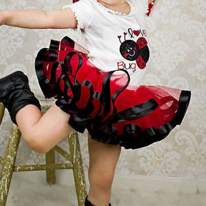 Vêtements pour enfants en gros de Turquie, robe tutu en tissu mousseline en ligne - Product Image 2