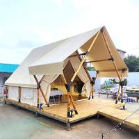 Carpa de Camping de Lujo del Tamaño de un Palacio |   Diseño de Cabaña Tipo Resort con Ventilación Inteligente |   Refugio Premium Resistente a la Intemperie para Glamping Familiar