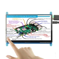Ahududu Pi için Ultra net 7 inç LCD ekran monitör ahududu Pi ile uyumlu 3/4 kapasitif tip