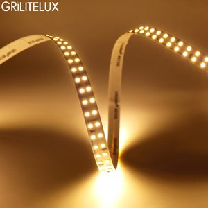 ไฟ LED แบบแถบสองแถว 220V SMD2835 สองสี ความหนาแน่นสูง 192LEDs/M สำหรับไฟใต้ตู้ ไฟแถบ LED แบบสองแถว - Product Image 1