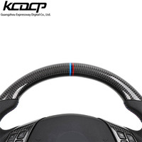 Volant sport en cuir et fibre de carbone personnalisé pour BMW E87 E82 E84 E90 E92 E93 M3 E70 E71