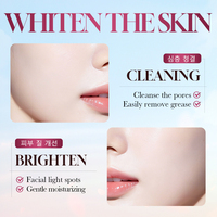 Nettoyant visage SADOER au collagène et aux peptides de saumon 100g, contrôle du sébum, éclaircissant, atténuation des taches brunes
