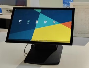 Thương mại xách tay 15.6 "Android 11 Wifi Bảng Máy tính để bàn LCD cảm ứng màn hình hiển thị kỹ thuật số signage cho quảng cáo hiển thị - Product Image 2