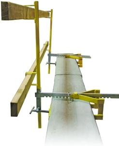 Sistema de Protección de Bordes de Techo LONGYIDA, Barandilla de Acero Industrial, Abrazadera Temporal para Barandilla, Protección Contra Caídas - Product Image 4