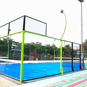 Terrain de padel panoramique complet chinois, durée de vie de 20 ans, 10 m x 20 m - Product Image 2