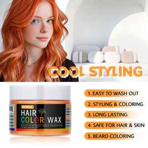 Échantillon gratuit de cire colorante pour cheveux temporaire lavable de marque privée <span class=keywords><strong>argile</strong></span> colorante temporaire <span class=keywords><strong>coiffante</strong></span> biologique pour hommes et femmes 12 couleurs - Product Image 4