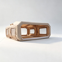 Tente gonflable GSD Outdoor Glamping Air Cube, grand espace, tente de safari en toile de luxe, capsule spatiale gonflable pour camping