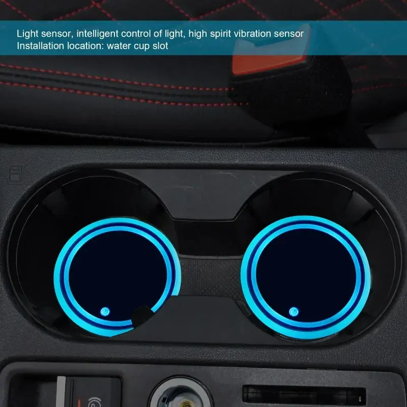 استخدام وشحن قطع GlowCup 7 المضيئة عبر USB