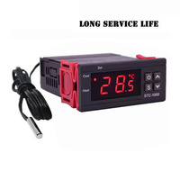 Termostato Digital con Pantalla LED STC-1000, Interruptor de Calefacción y Refrigeración, Controlador de Temperatura para Incubadora