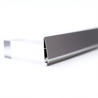 Éclairage moderne pour vitrines avec lumière LED double face en aluminium et PC, 12V DC, éclairage haut et bas YB4002-24