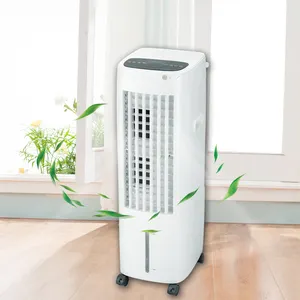 Ventilador de ar condicionado portátil evaporativo, ventilador de circulação de ar melhorado, torre de ar condicionado portátil, refrigerador compacto para ambiente
