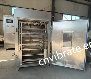 เครื่องรมควันสเตนเลสสตีล Vbjx สำหรับปลาดุก ปลา ไก่ พร้อมตัวควบคุมรุ่น Vbso-30 สำหรับการผลิต - Product Image 5