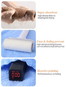 Juegos de toallas de baño de lana <span class=keywords><strong>Coral</strong></span> de microfibra de tejido suave, respetuoso con el medio ambiente, superabsorbente, de secado rápido, regalo de Color sólido para el hogar - Product Image 4