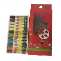 Couleurs vives Crayon cire bio classe Pack Durable arc-en-ciel Art ensembles enfants pour l'école maternelle salles de classe peinture lavable