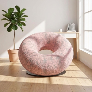 Fauteuil de salon simple en tissu de style nordique, design créatif et luxueux, couleur <span class=keywords><strong>macaron</strong></span>, pour chambre à coucher - Product Image 1