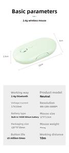 <span class=keywords><strong>Souris</strong></span> de jeu sans fil rechargeable 2,4 GHz, produit phare, optique USB, programmable, rétroéclairée, <span class=keywords><strong>souris</strong></span> de jeu 2,4 GHz multicolores - Product Image 6