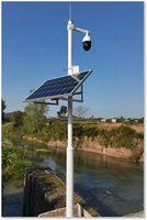 Panneau solaire 80W, batterie LiFePo4 haute capacité 160Ah, système de charge solaire extérieur complet pour caméra CCTV