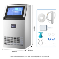 Fabricant chinois de machine à glaçons automatique à eau pure, générateur de glaçons électrique commercial pour usage commercial