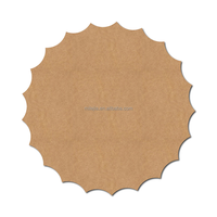 Ornements de Noël en bois, supports vierges en MDF, bois, acrylique, feutre, formes personnalisées, durables pour l'artisanat, décoration suspendue pour les fêtes