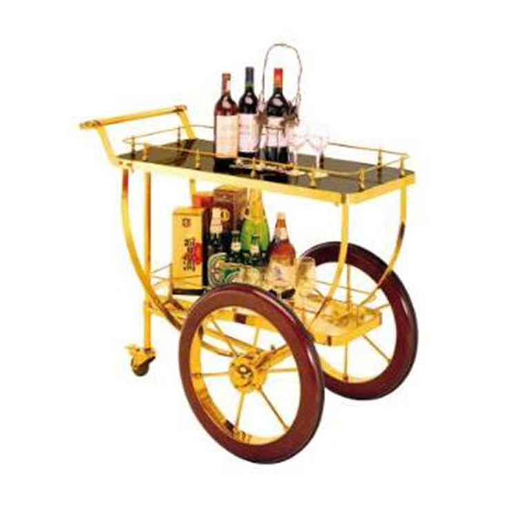 Nourriture de l'hôtel et dessert chariot de service chariot à alcool chariot