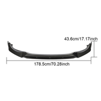 X3 Carbone Avant Lip pour BMW X3 M-TECH G01 M40i Sport Utilitaire 4-Porte 2018-2020