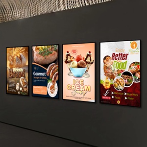 Tùy chỉnh biển quảng cáo Ultra Slim nhôm <span class=keywords><strong>LED</strong></span> quảng cáo ánh sáng Hộp Áp phích khung, <span class=keywords><strong>LED</strong></span> Bảng menu hộp đèn cho quảng cáo - Product Image 3