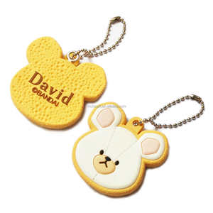 Venta caliente llavero de alta calidad Pvc goma logotipo de la marca Animal esmalte suave personalizado suave Pvc llaveros de goma - Product Image 6
