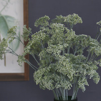Vente en gros de fausses fleurs de verdure artificielle lilas haricot décorations pour la maison plantes de verdure en plastique
