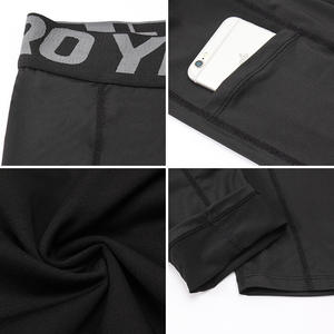 Pantalon de fitness pour hommes avec poches, pantalon de sport PRO pour la course à pied, entraînement, élastique, respirant, séchage rapide, pantalon ajusté - Product Image 4