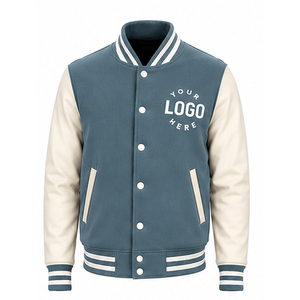 High Quality Custom Varsity <b>Jacket</b> <b>Men</b> Custom Color Long Sleeve Customizable Style Button Front Logo Winter Wear <b>Men</b> Varsity - Product Image 1