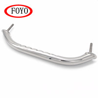 Main courante en acier inoxydable 304 de qualité marine de la marque Foyo avec goujon et poignée antidérapante pour bateaux et yachts