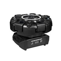 Nuevo Modelo Barra de Luces Mini Cabeza Móvil Shadow de Seis Brazos con Efecto Ojo de Abeja y Haz de Luz LED para Sala de Karaoke, Discoteca y Ambiente de Escenario