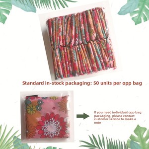 กระเป๋าช้อปปิ้งลายดอกไม้ขนาดใหญ่ กระเป๋าพับได้ทำจากโพลีเอสเตอร์ กระเป๋าของขวัญส่งเสริมการขายขายส่ง - Product Image 3