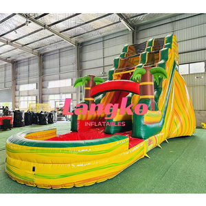<span class=keywords><strong>Structure</strong></span> de jeu Tropical Fiesta, toboggan aquatique <span class=keywords><strong>gonflable</strong></span> extérieur à vendre - Product Image 4