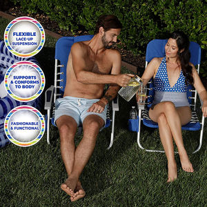 Silla Reclinable Plegable Portátil de Alta Calidad y Comodidad, Ajustable en 4 Posiciones, Tela 600D, para Playa y Pesca - Product Image 5
