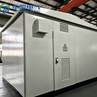 Poste de transformation préassemblé tout-en-un 6kV 35kV, boîtier modulaire prêt à l'emploi pour applications photovoltaïques et éoliennes