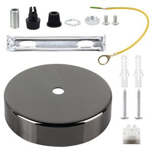 Kit de Cubierta para Lámpara de Techo Estilo Vintage con Rosas y Herrajes de Montaje para Lámparas Colgantes - Product Image 6